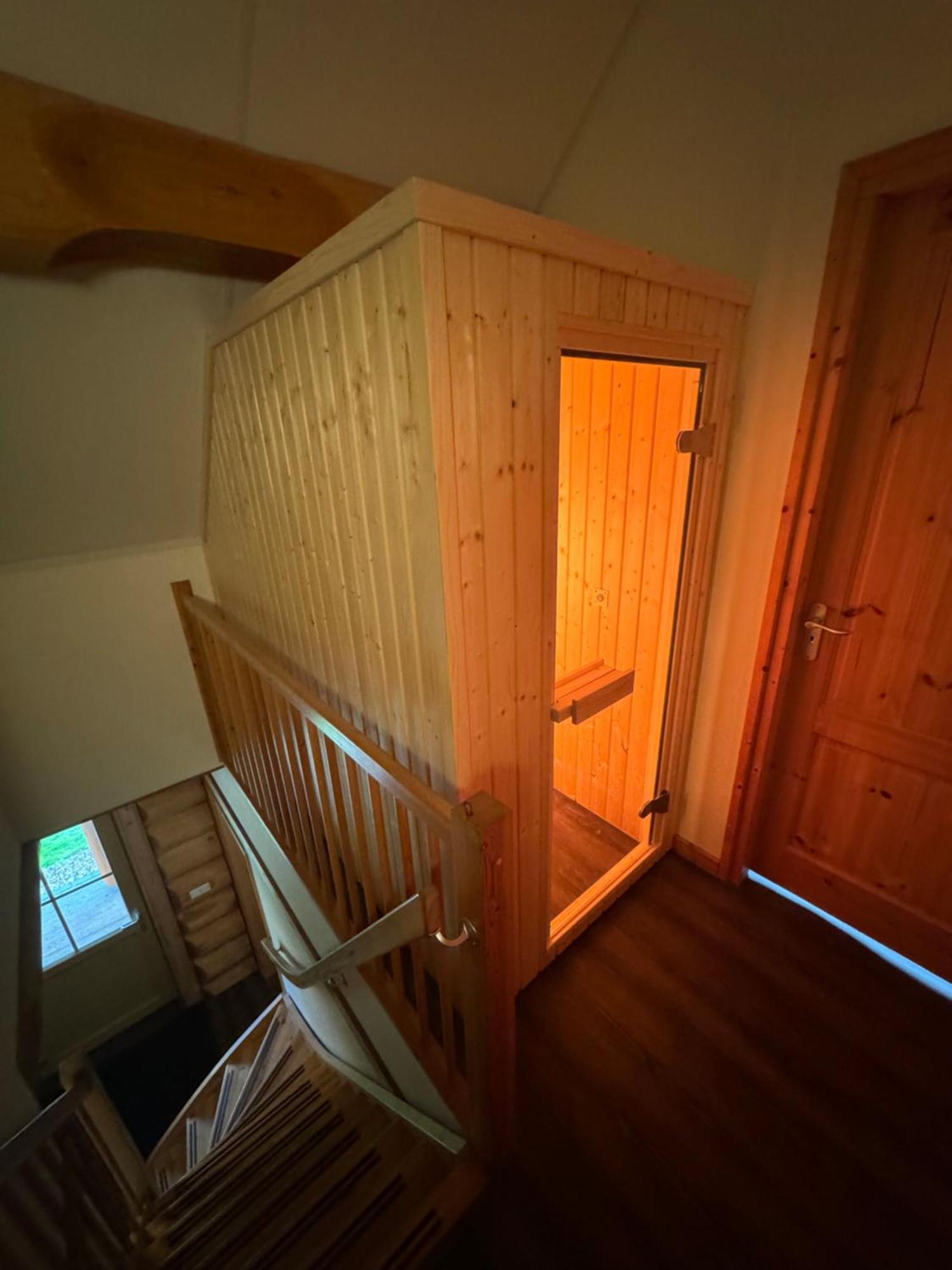 Unieke Houten Villa Met Sauna In Twente - 6P Den Ham ภายนอก รูปภาพ