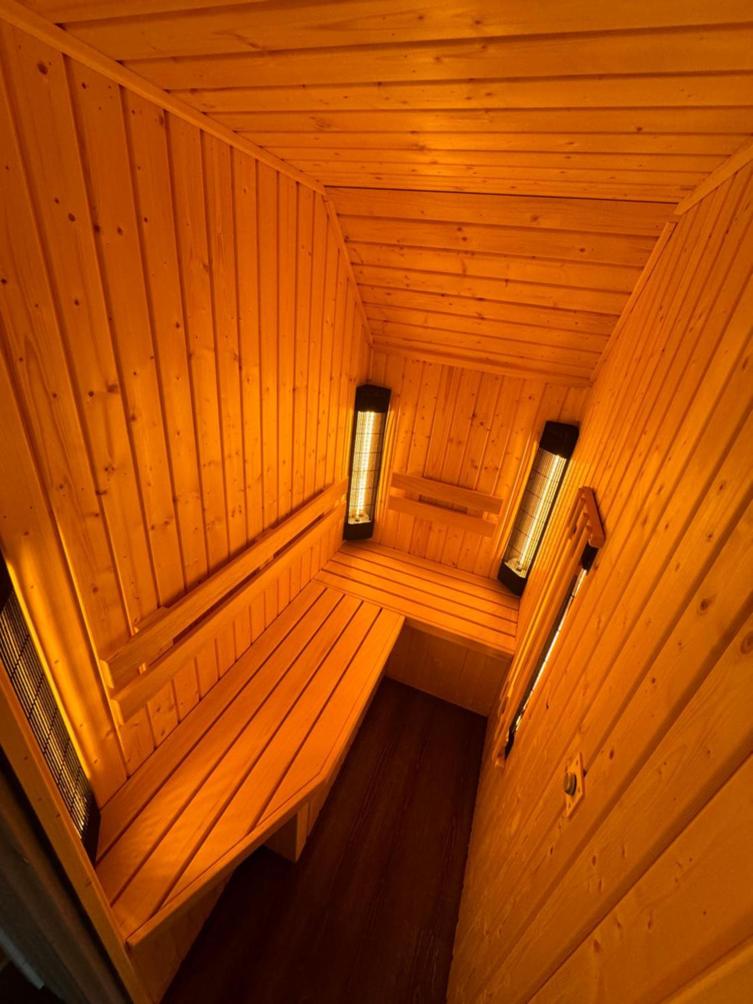Unieke Houten Villa Met Sauna In Twente - 6P Den Ham ภายนอก รูปภาพ