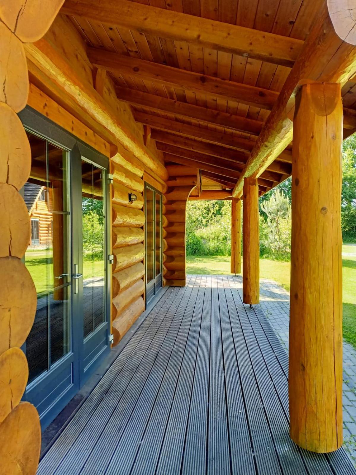 Unieke Houten Villa Met Sauna In Twente - 6P Den Ham ภายนอก รูปภาพ
