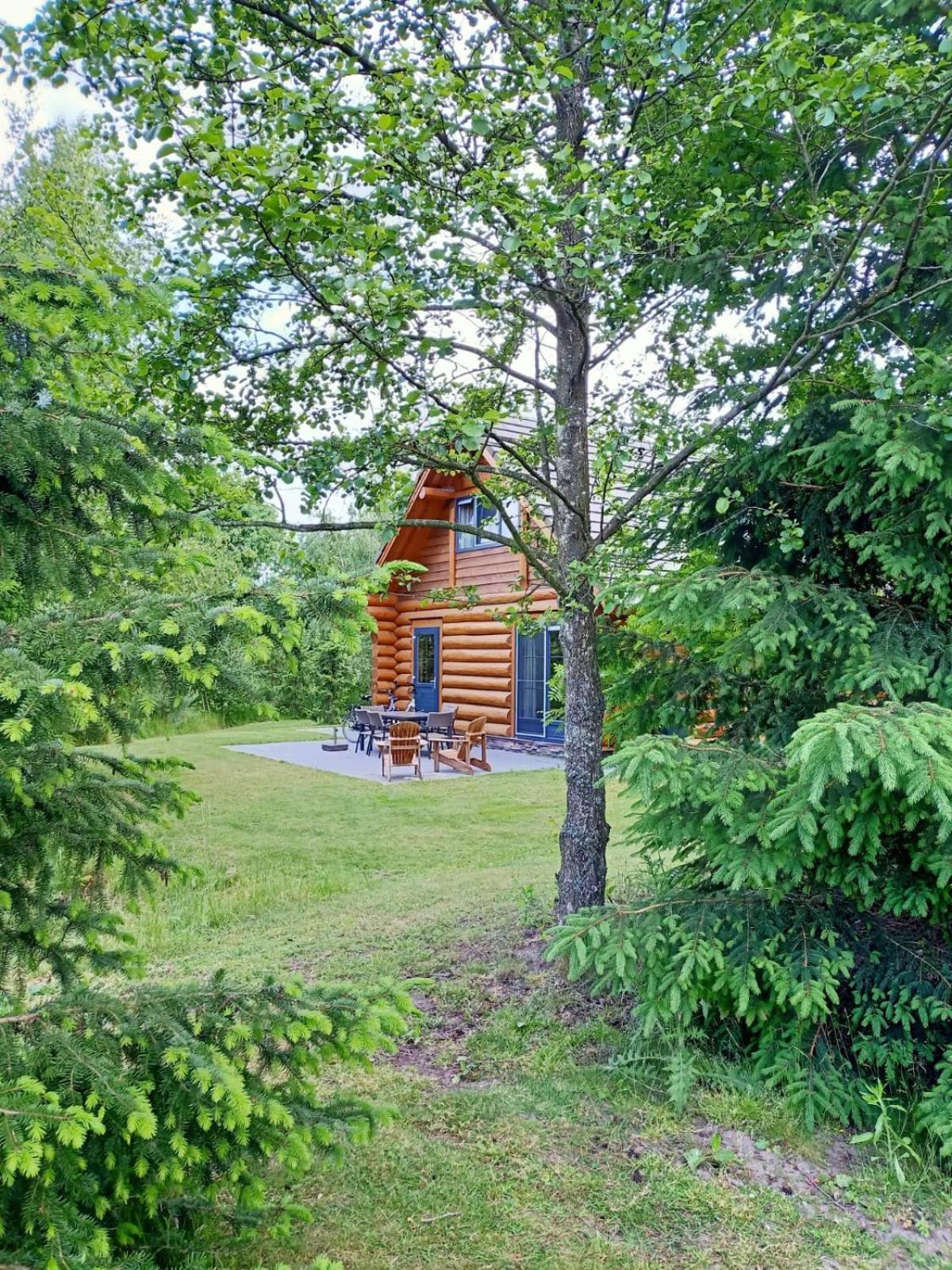 Unieke Houten Villa Met Sauna In Twente - 6P Den Ham ภายนอก รูปภาพ