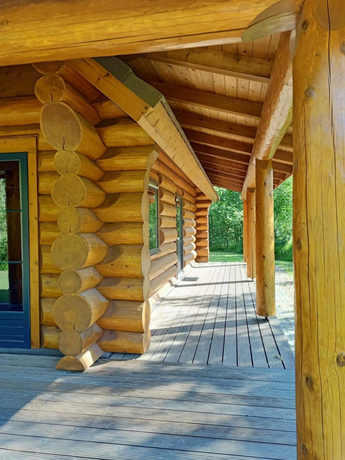 Unieke Houten Villa Met Sauna In Twente - 6P Den Ham ภายนอก รูปภาพ